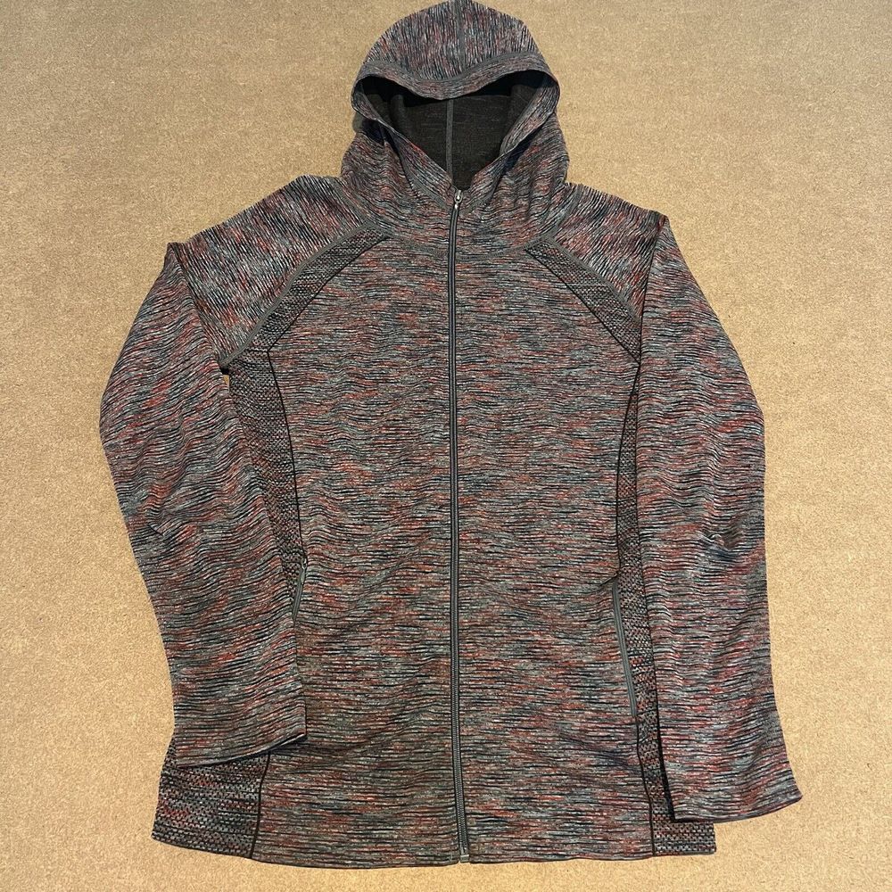 Athletica Running Hoodie Women‎ S/M Gray Blue Red Lightweight Gym Performance